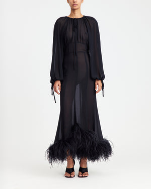 Davis Midi Dress in Chiffon