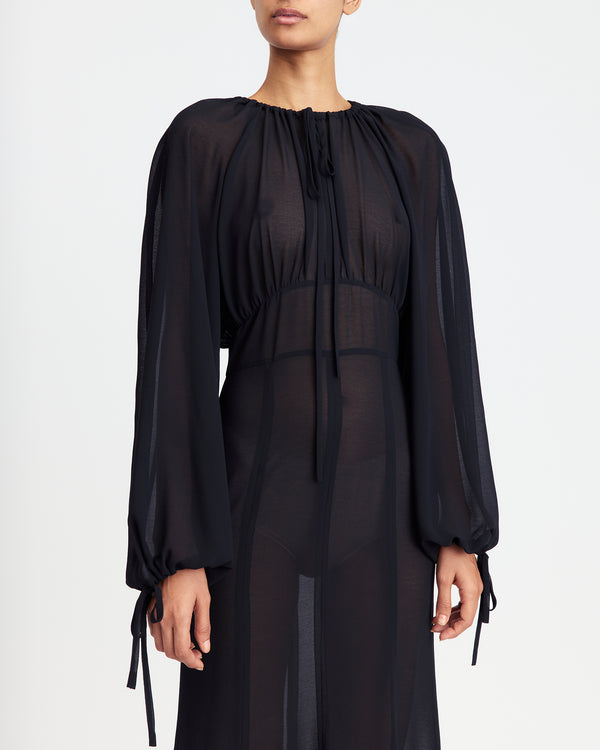 Davis Midi Dress in Chiffon