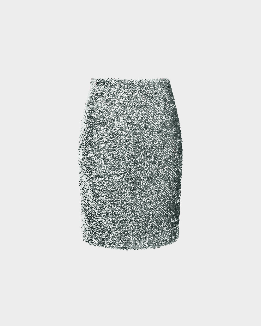 Delta Midi Skirt in Textured Sequin