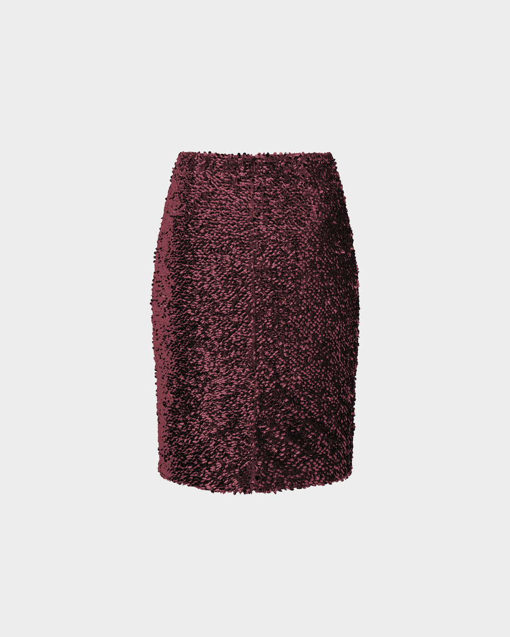 Delta Midi Skirt in Textured Sequin
