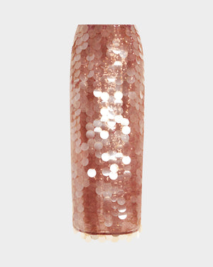 Dia Midi Skirt in Large Sequin