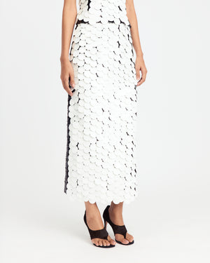 Dia Midi Skirt in Large Sequin