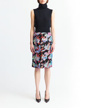 Elice Midi Skirt in Sequin