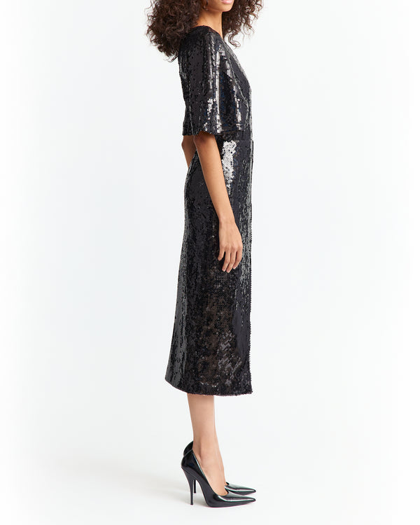 Ermara Midi Dress in Sequin