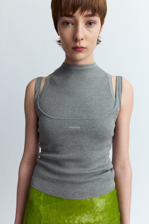 Supra Sleeveless Knit Top