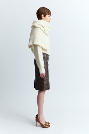 Este Skirt in Leather