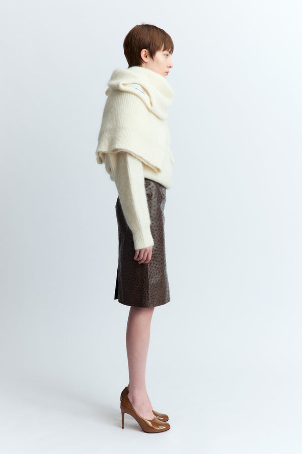 Este Skirt in Leather