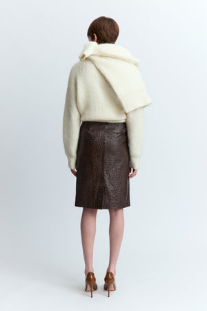 Este Skirt in Leather