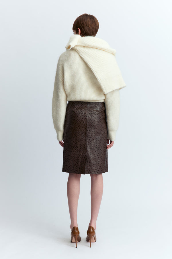 Este Skirt in Leather