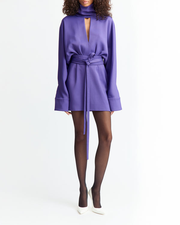 Ettora Mini Dress in Twill