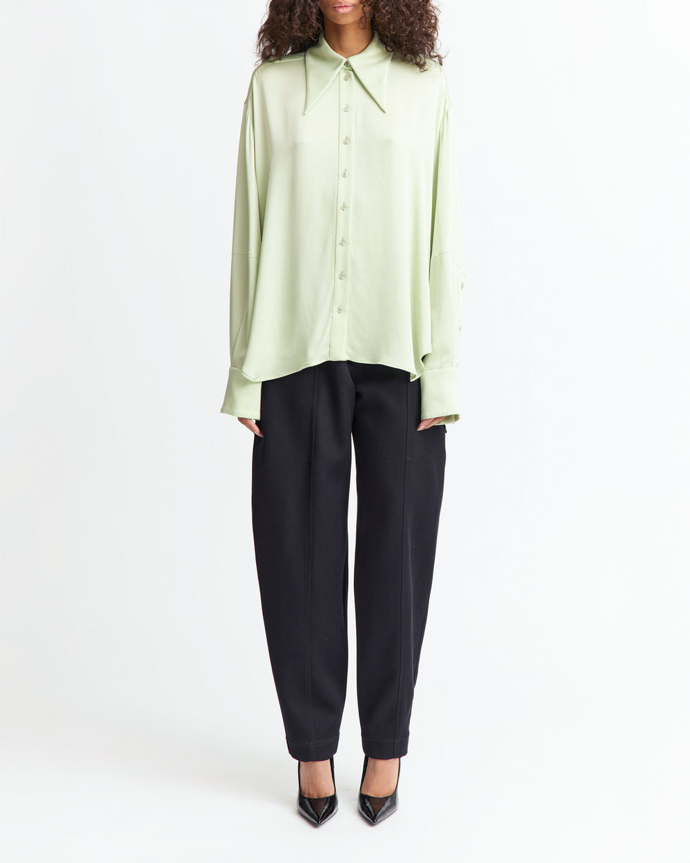 Elda Top in Satin Back Crepe