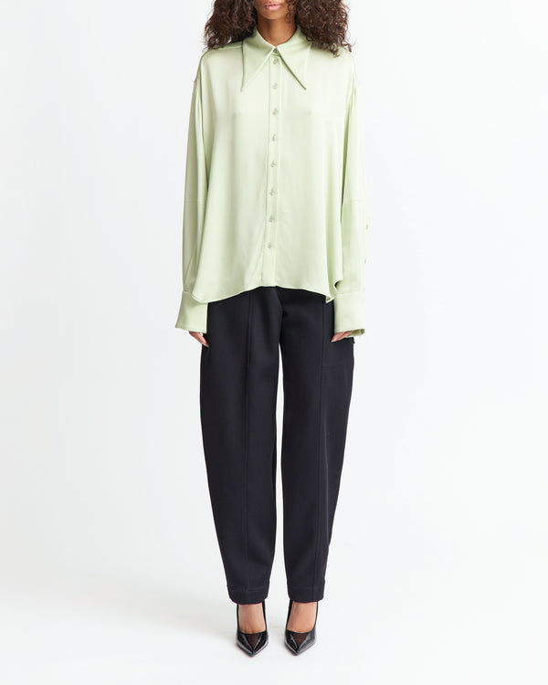 Elda Top in Satin Back Crepe