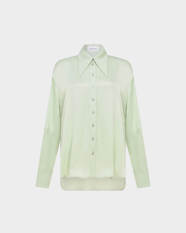 Elda Top in Satin Back Crepe