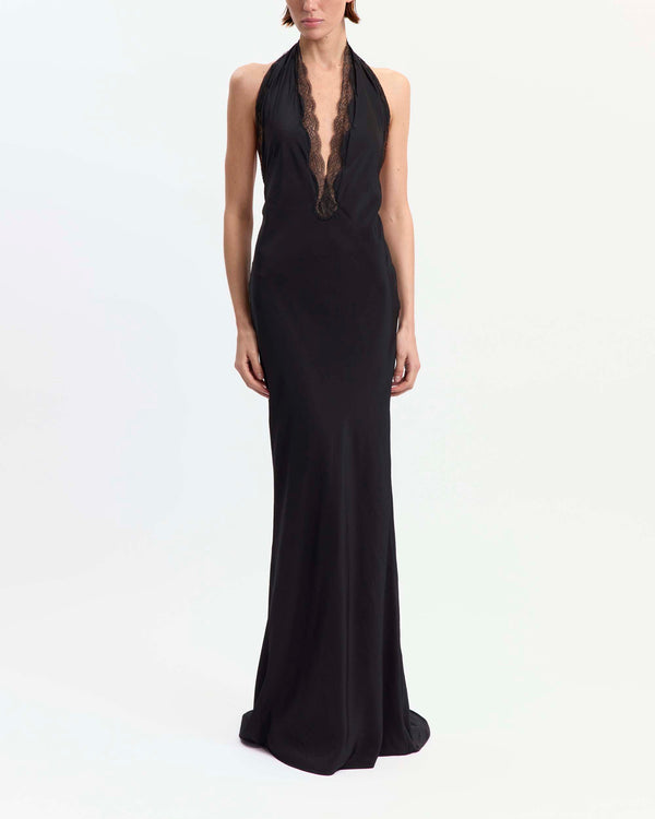 Malena Gown in Satin