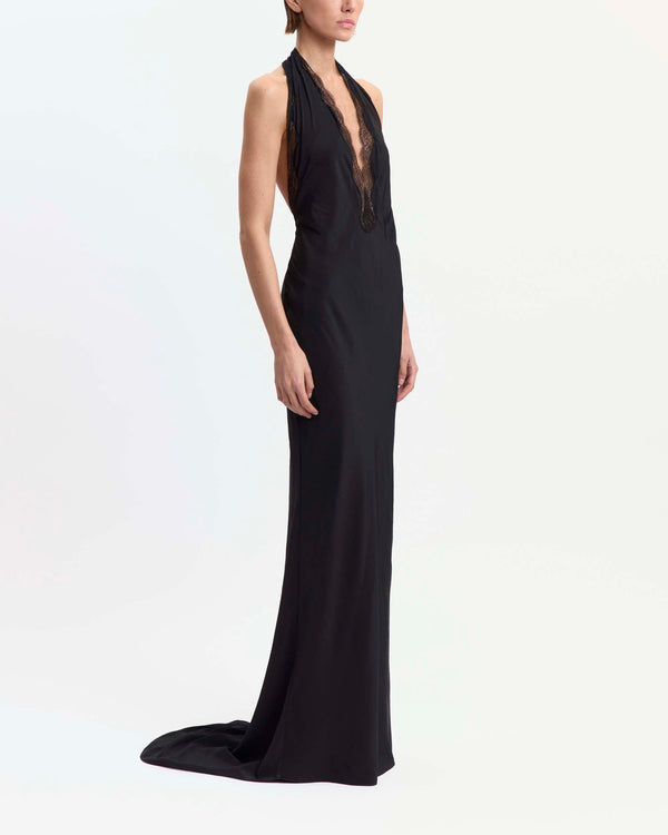 Malena Gown in Satin
