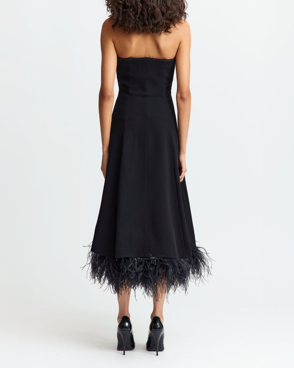 Gioele Midi Dress in Crepe