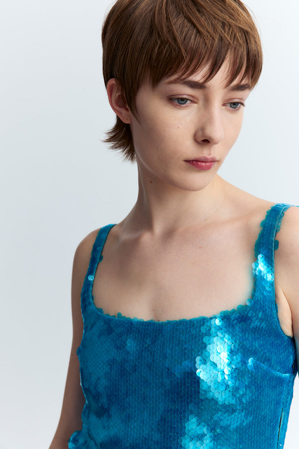 Hornet Tank in Sequin