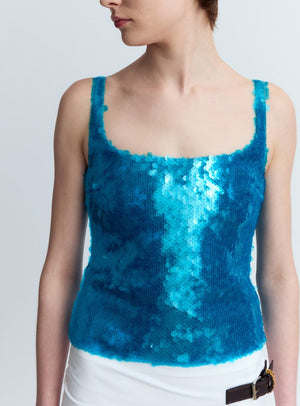 Hornet Tank in Sequin