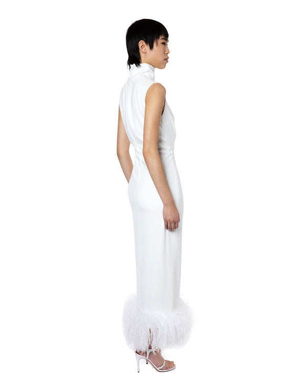 Maika Midi Dress in Crepe