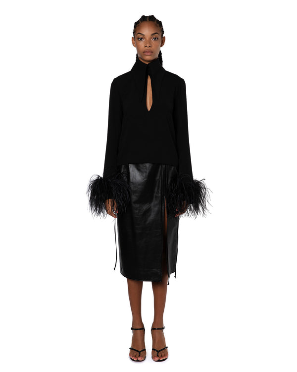 Michelle Top in Crepe