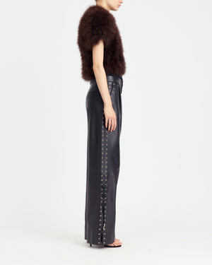 Ivlia Trousers in Leather