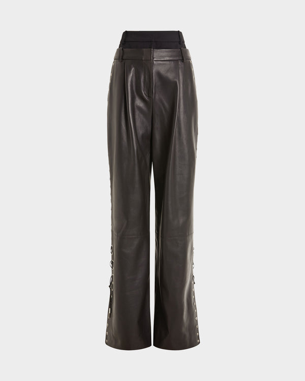 Ivlia Trousers in Leather