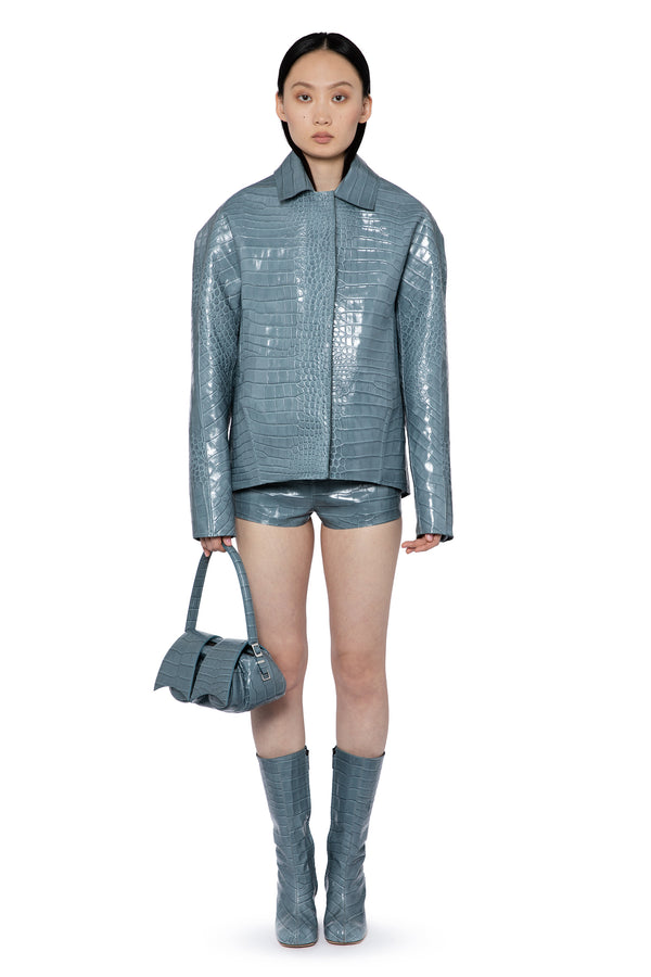 Rand Jacket In Embossed Dolphin