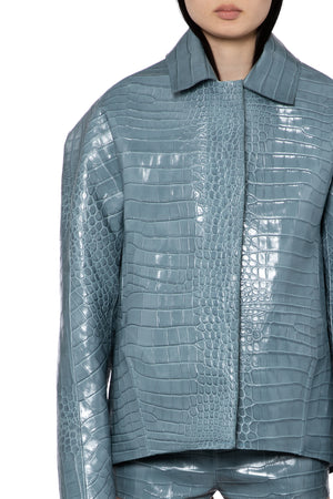Rand Jacket In Embossed Dolphin