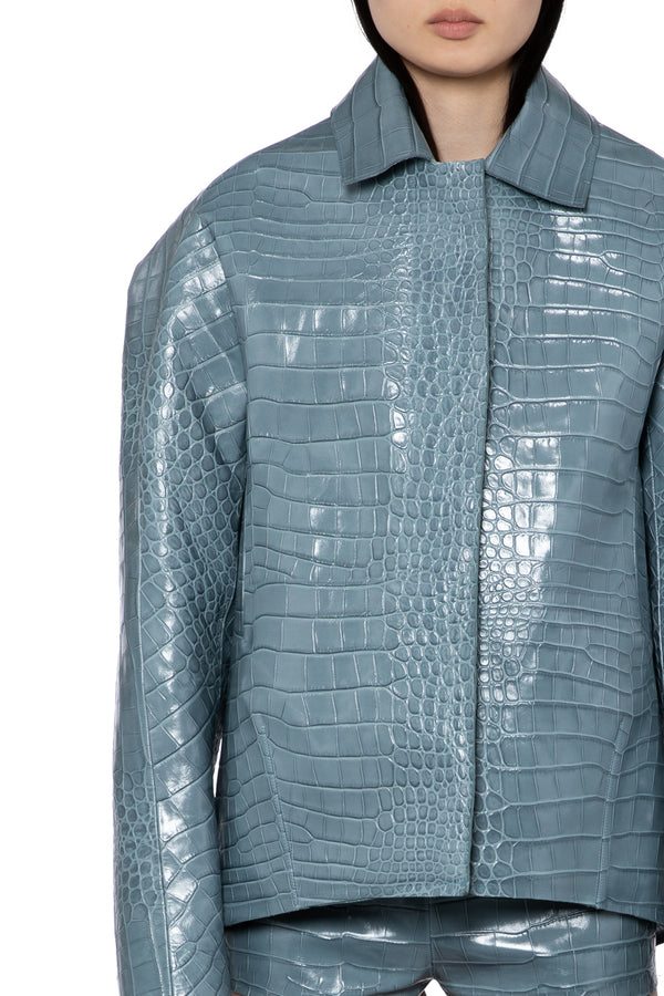 Rand Jacket In Embossed Dolphin