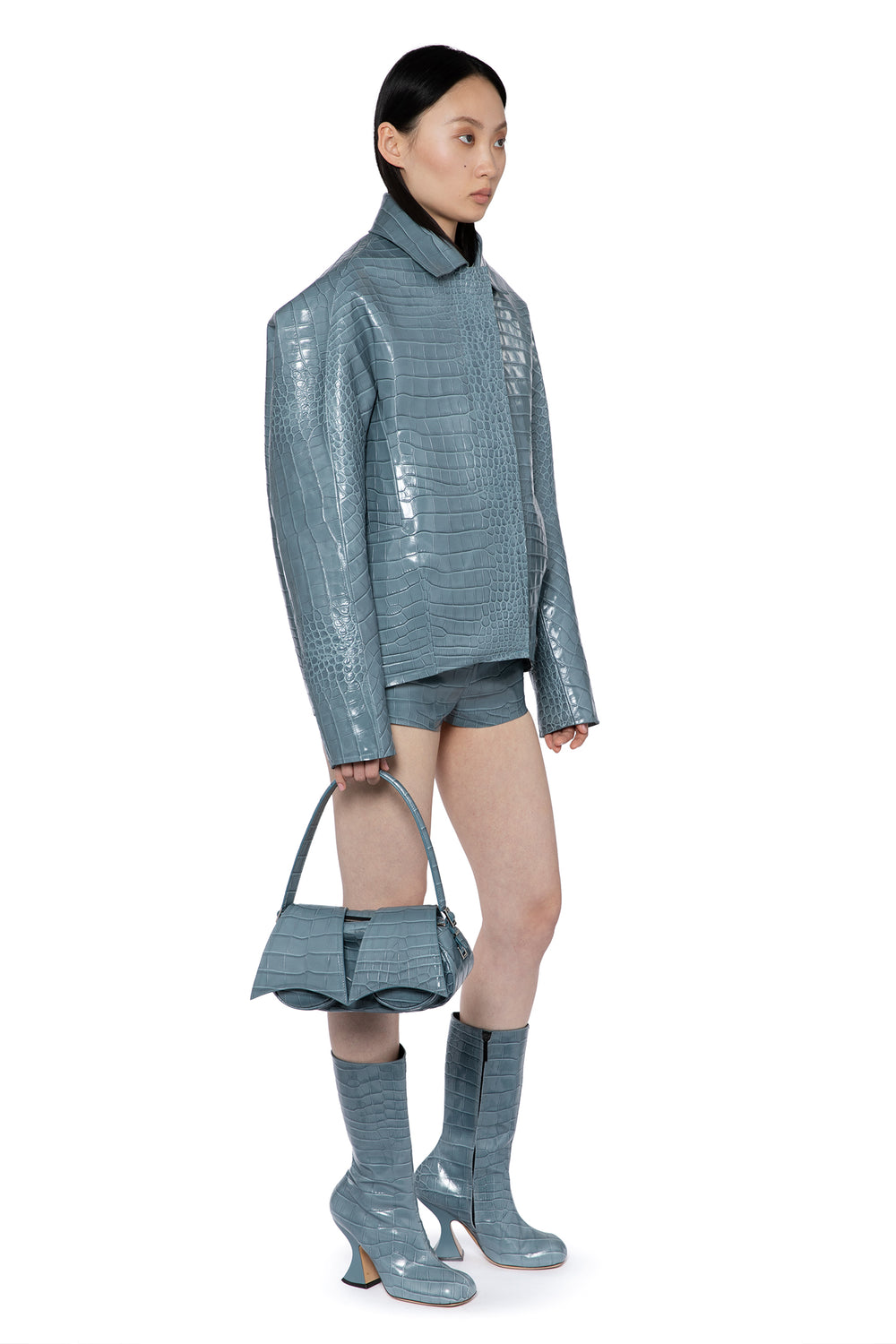 Rand Jacket In Embossed Dolphin