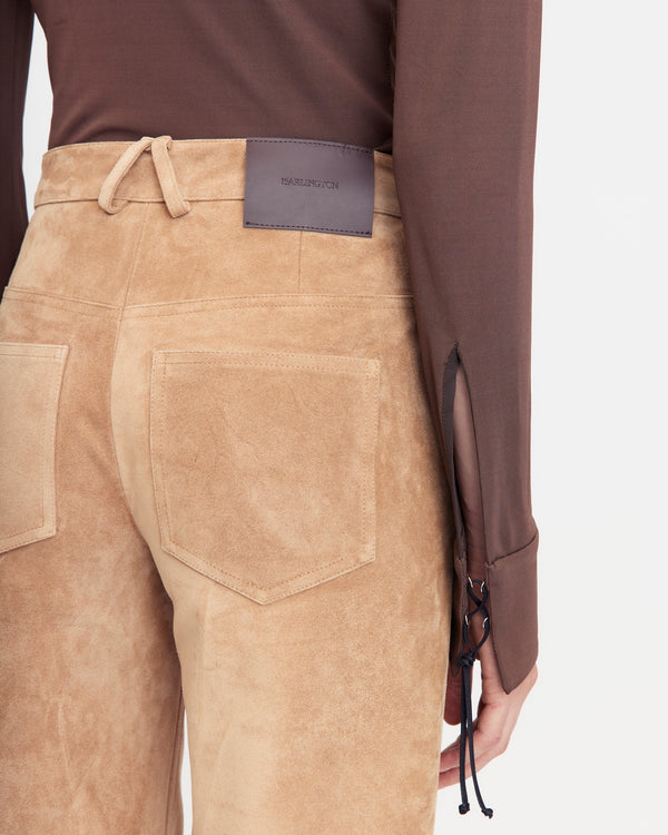 Junia Trouser in Suede