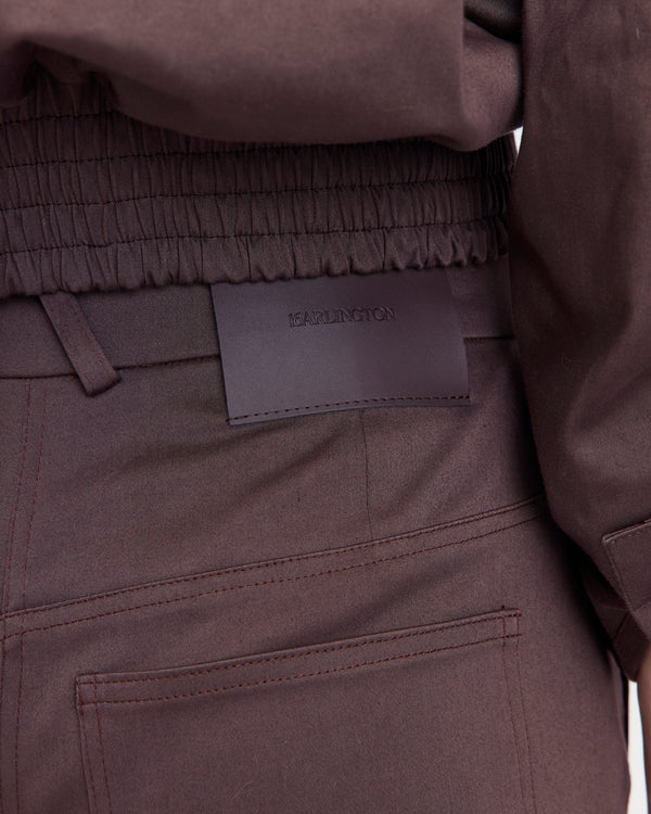 Junia Trouser In Cotton Sateen