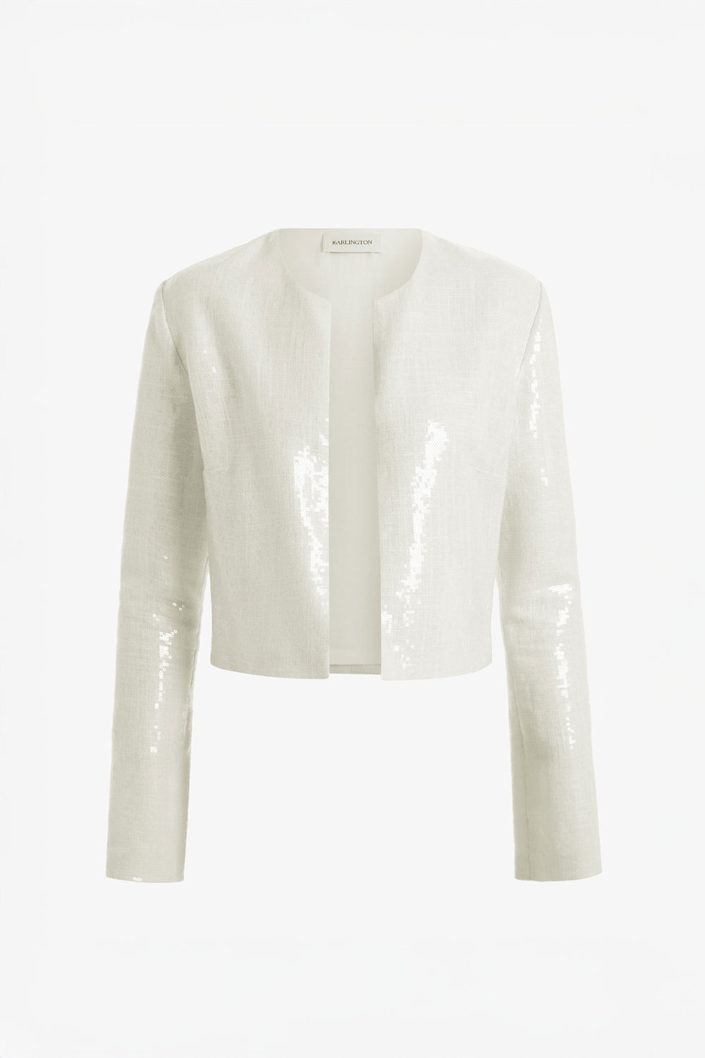 Keid Cardigan in Linen Sequin