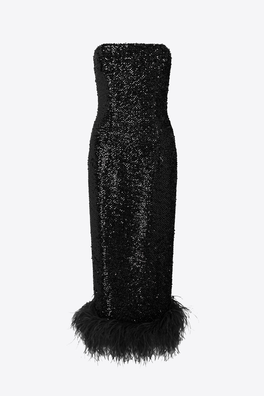 Minelli Midi Dress in Textured Sequin