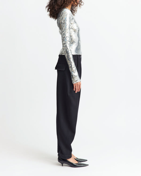 Loida Top in Sequin