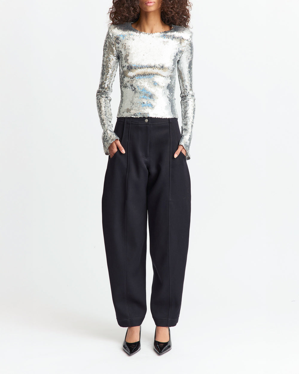 Loida Top in Sequin