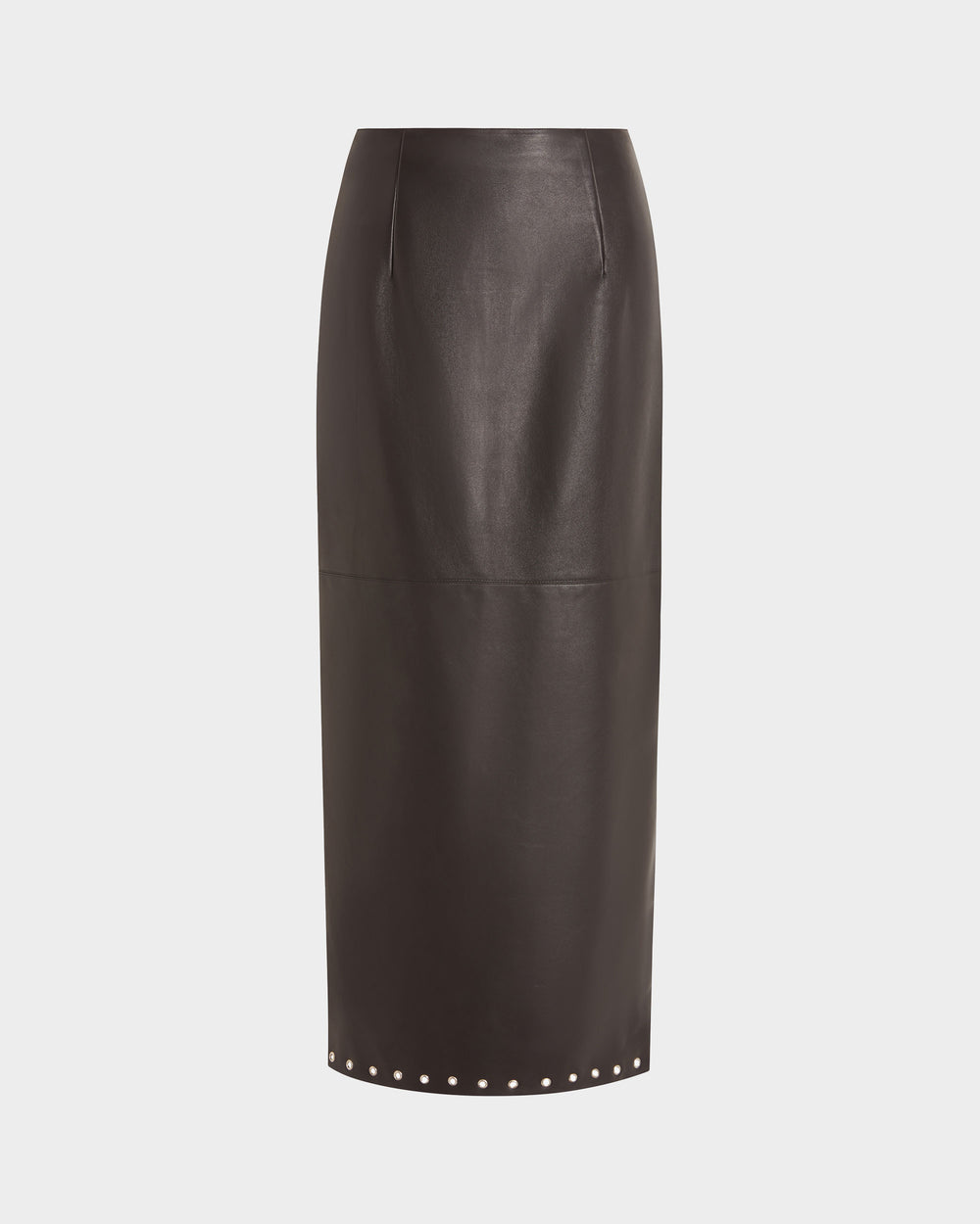 Lola Midi Skirt in Leather