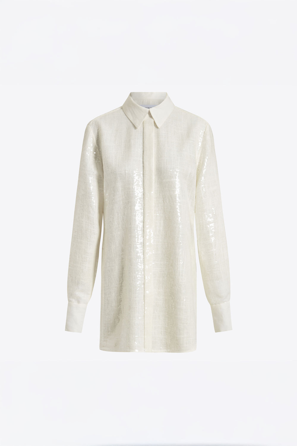 Marley Shirt in Linen Sequin