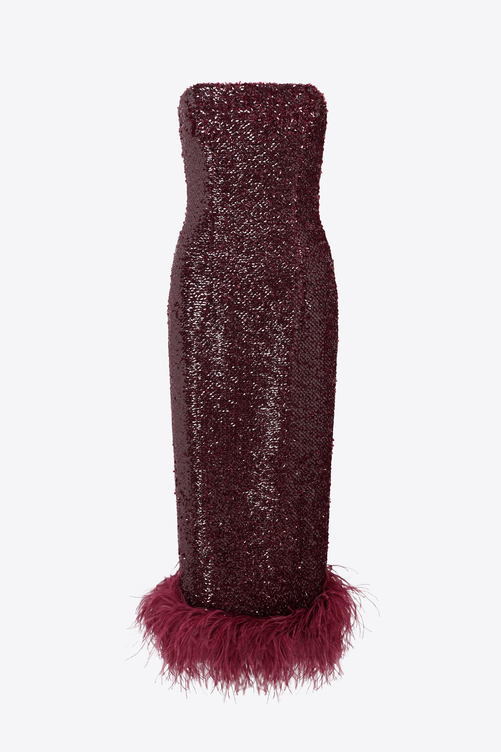 Minelli Midi Dress in Textured Sequin