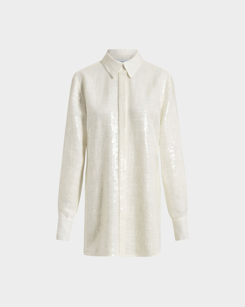Marley Shirt in Linen Sequin