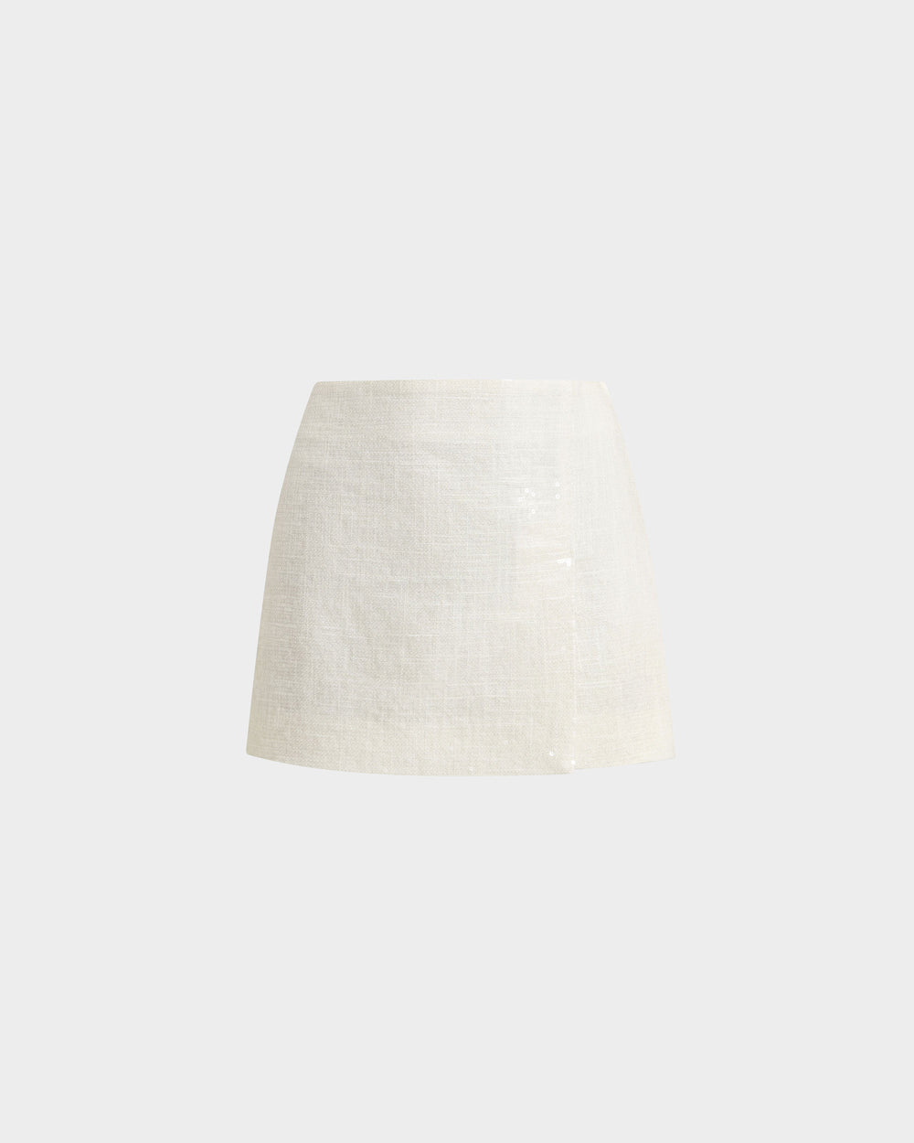Minerva Skirt in Linen Sequin