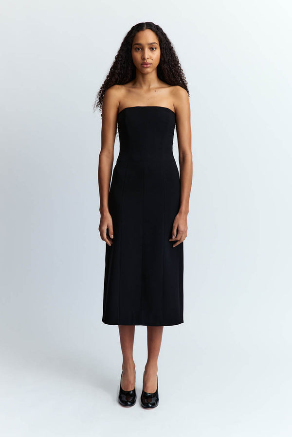 Noctula Dress in Crepe