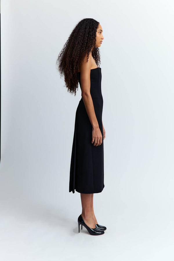 Noctula Dress in Crepe