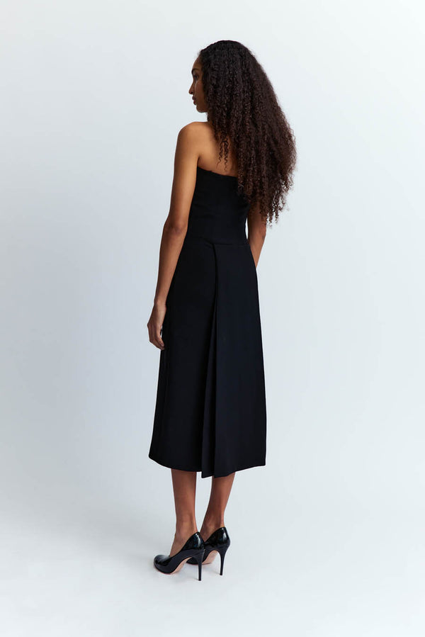 Noctula Dress in Crepe
