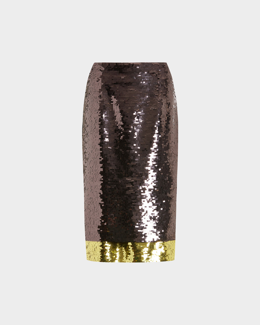 Nyla Midi Skirt in Square Sequin