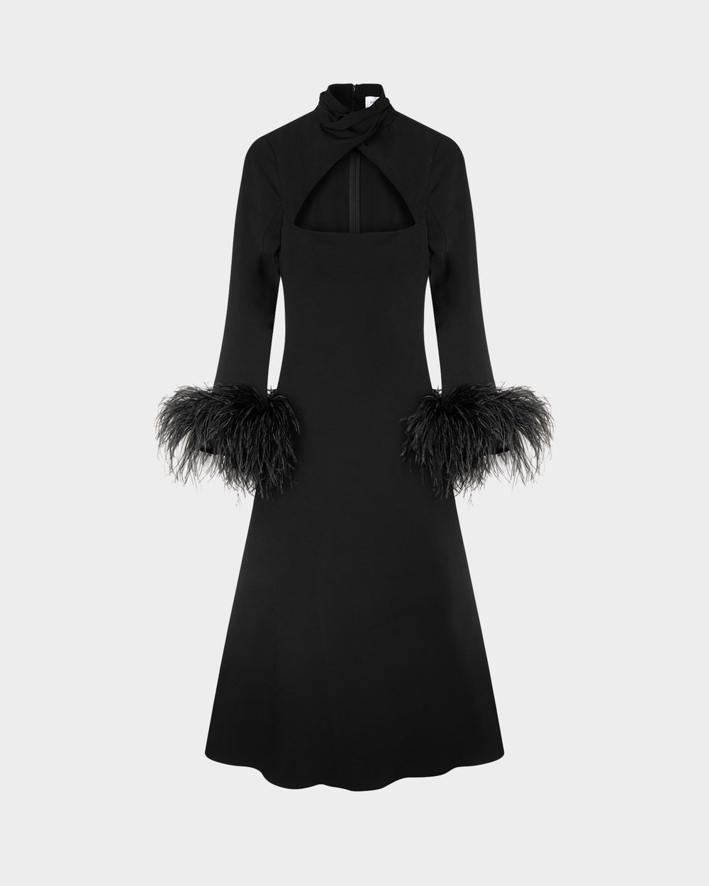 Odessa Midi Dress in Crepe