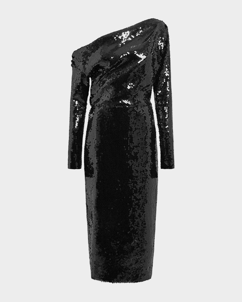 Danae Midi Dress in Sequin