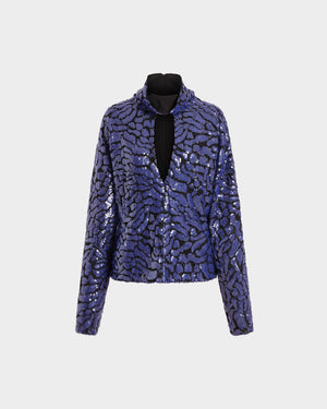 Olamo Top in Lace Sequin