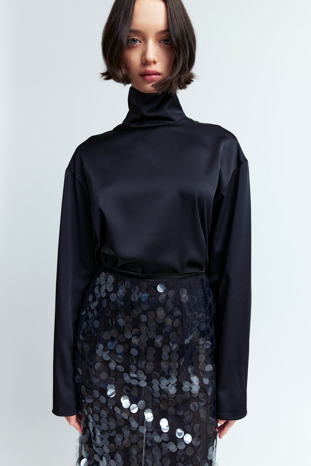 Olall Top in Crepe