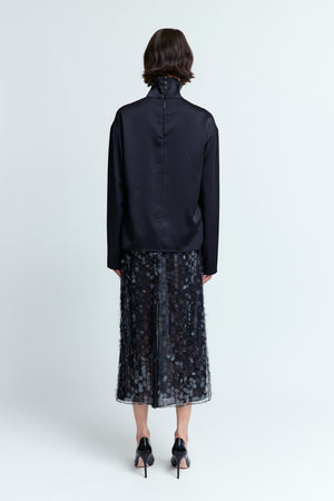 Olall Top in Crepe